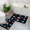 EYLOZS 2-Piece Bathroom Rug Set, Washable, Non-Slip Bath Mat and Toilet Mat, Soft Absorbent Bath Rugs view 1