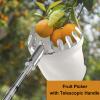 ERSINIAN 4 m/13 ft Telescopic Fruit Picker with Stainless Steel Extension Pole view 2