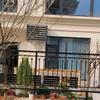 Aluminum Air Conditioner Cover and Decorative Privacy Screen, Brown, 100 x 50 x 70 cm view 2
