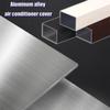 Aluminum Air Conditioner Cover and Decorative Privacy Screen, Brown, 100 x 50 x 70 cm view 3