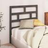 Higsose Gray Solid Pine Wood Headboard 96 x 4 x 100 cm view 1