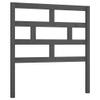 Higsose Gray Solid Pine Wood Headboard 96 x 4 x 100 cm view 2