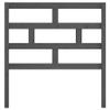 Higsose Gray Solid Pine Wood Headboard 96 x 4 x 100 cm view 4