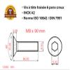 ProRaje A2-70 Stainless Steel Countersunk Socket Head Screws M8 x 90 mm, 100-Pack view 3