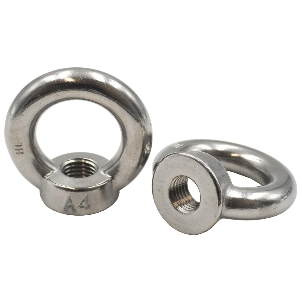 500 M6 Stainless Steel A4 DIN 582-Style Eye Nuts
