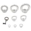 500 M6 Stainless Steel A4 DIN 582-Style Eye Nuts view 2