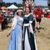 Women's Medieval Renaissance Gothic Maxi Dress Costume view 2