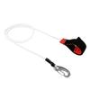 TGDGFKIAS Kayak Paddle Leash, Anti-Loss Coiled Lanyard with Carabiner, Black view 4