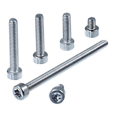 SECCARO M3 x 5 mm Socket Head Screws, V2A Stainless Steel, TX, 20 pcs