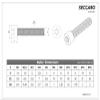 SECCARO M3 x 5 mm Socket Head Screws, V2A Stainless Steel, TX, 20 pcs view 2