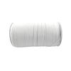 Elastic Ribbed Cord, White, 91.4 m, 8 mm view 1