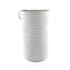 Elastic Ribbed Cord, White, 91.4 m, 8 mm view 2