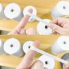 Elastic Ribbed Cord, White, 91.4 m, 8 mm view 4