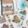Ta Merry Paris Attractions Scrapbook Sticker Set, 18 Sheets view 1