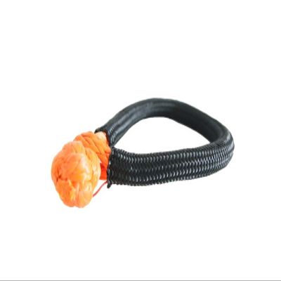 VChics Synthetic Winch Rope Cable Kit, Orange, 10 mm × 80 mm, ATV Winch Shackles, UHMWPE Shackles, ATV Winch Cable for Truck, SUV, UTV and ATV