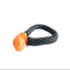 VChics Synthetic Winch Rope Cable Kit, Orange, 10 mm × 80 mm, ATV Winch Shackles, UHMWPE Shackles, ATV Winch Cable for Truck, SUV, UTV and ATV view 1