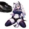 Car Sticker, Fox Girl, Self-Adhesive, Scratch-Resistant view 1