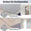 Self-Adhesive Curtain Track, Single-Track Ceiling-Mount Set, No Drilling, 410 cm view 3