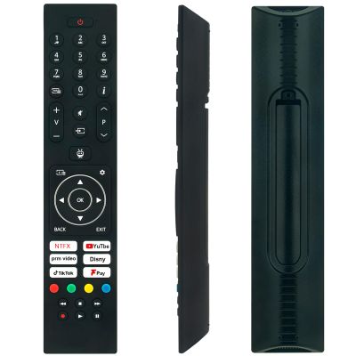 Replacement Remote Control RC45137T for Bush 43FT24CA, 40FT24CA, 32FT24CA, 32HT24CA, 24HT24CA Smart Full HD HDR10 LED TVs and Logik L32SHE22, with Tik Tok Button