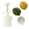 FUFTRSXS 20 g Leaf Pattern Cookie and Mini Mooncake Mold view 1
