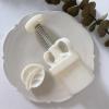 FUFTRSXS 20 g Leaf Pattern Cookie and Mini Mooncake Mold view 2