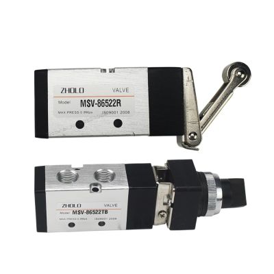 PHNOITPQ 1/4" Roller Manual Pneumatic Valve, MSV-86522TB, 30 mm