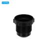 PATIKIL 3/4" Plastic Threaded Plugs, 12-Pack, 17/16-14 UNF Male Thread, 45° SAE Flare Pipe Fitting Valve Caps for AC Pipes, Gas Lines and Hydraulics, Black view 3