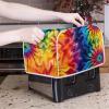 Kuiaobaty Batik Toaster Cover, 2-Slice, Rainbow Wave Art view 3