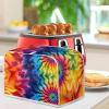 Kuiaobaty Batik Toaster Cover, 2-Slice, Rainbow Wave Art view 4