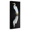 Stupell Industries D. Rust Canvas Wall Art, Dark Egret Reflection view 2