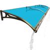 Aluminum Front Door and Patio Awning with Side Panel view 1