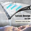 Aluminum Front Door and Patio Awning with Side Panel view 4