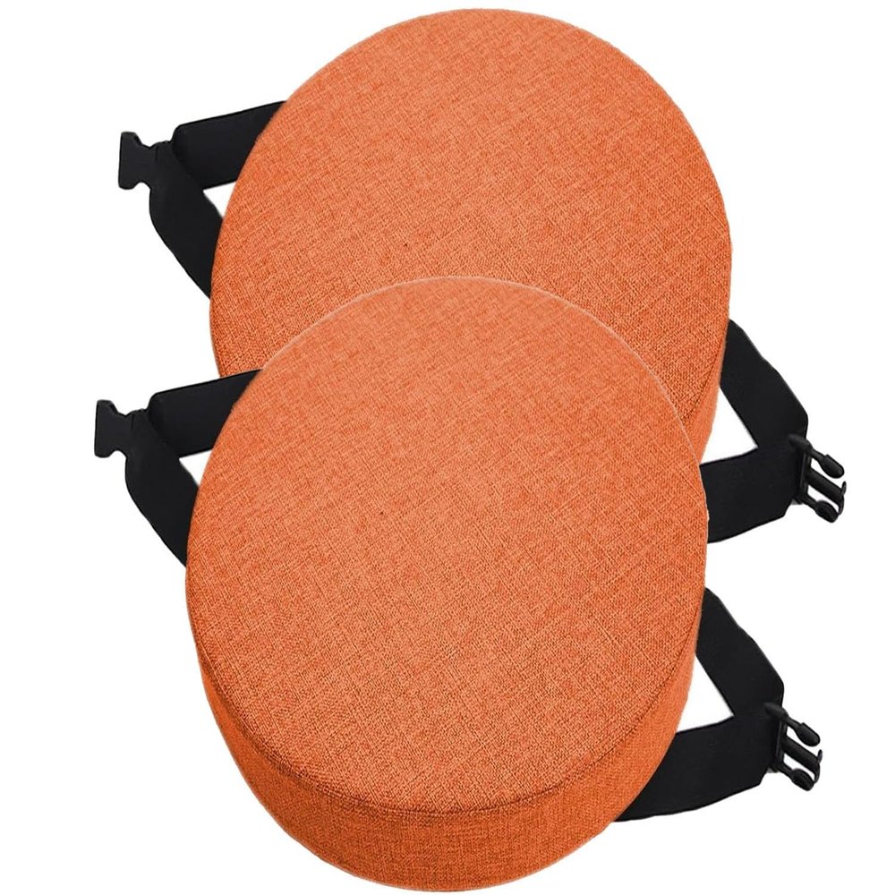 1/2-Pack Round Chair Cushions, 35 x 35 x 5 cm, Color 11