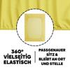EVE Textile Fitted Sheet 2-Pack, 60 x 120 cm, Yellow, Jersey, for Cribs & Baby Beds view 4