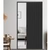 Accordion Folding Door Room Divider with Frame and Handle view 1
