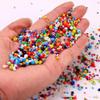 Anevous 1,500-Piece Glass Rice Bead Set, 1.5–4 mm Loose Beads for DIY Jewelry Making, Red view 3