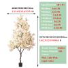 Artificial Japanese Cherry Blossom Christmas Tree, Light Yellow, 200 cm view 3