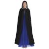 CRJSYCBYB American Flag Fireworks Hooded Cape for Adults view 2