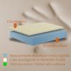 Comfy Line Memory Foam Mattress, Single Bed, 85 x 195 cm, 40 cm High view 3