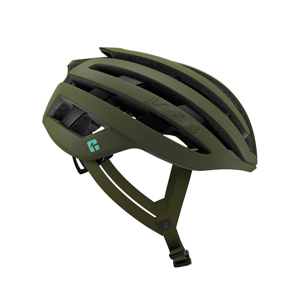 Lazer Unisex Z1 KinetiCore Helmet, Matte Pine Green, L, 58–61 cm