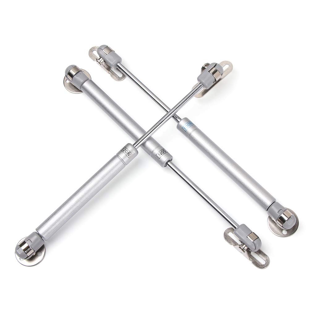 2-Pack 50–150 N Cabinet Door Lift Support Hinges, Hydraulic Gas Spring, 100 N