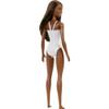 Barbie Beach-Themed Doll in American Flag Stars and Stripes Swimsuit, Brunette view 2
