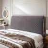 DOSYCOVUR Super King Size Velvet Headboard Cover, Soft, Washable, Full-Coverage Upholstery, 190 cm view 1