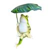 Altsuceser Frog Holding Leaves with Leaf Umbrella view 1