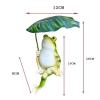 Altsuceser Frog Holding Leaves with Leaf Umbrella view 3
