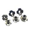 YUANYAO M5 Four-Prong T-Nut, 304 Stainless Steel Furniture Insert Nut, B068 (M10, 50 Pieces) view 1