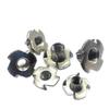 YUANYAO M5 Four-Prong T-Nut, 304 Stainless Steel Furniture Insert Nut, B068 (M10, 50 Pieces) view 3