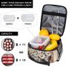 Oudrspo Insulated Daisy Lunch Bag for Girls and Women view 4