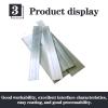 CHAOUYYZ Aluminum Flat Bars, 500 mm, 40 x 4 mm, 5 Pieces view 4
