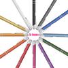 Zoonnis 12-Piece Personalized Retractable Ballpoint Pens, Custom Engraved with Name or Text, Black Ink view 2